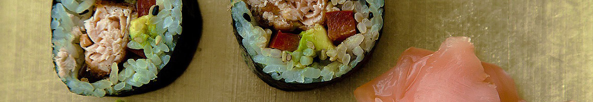 Eating Chinese Sushi at Autumn Court Chinese Restaurant restaurant in Phoenix, AZ.